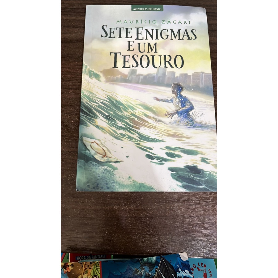 sete enigmas e um tesouro - Mauricio Zágari | Shopee Brasil