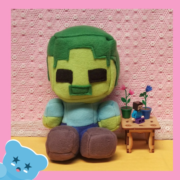 Minecraft store zombie plush