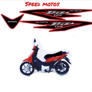 Kit Faixa Jogo Adesivo Honda Biz 125 Biz125 2007 Ks Preta