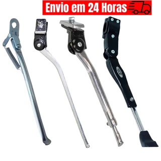 Pezinho Descanso Lateral para Bike Com e Sem Regulagem Aço e Alumínio 20/24/26/27.5/29/700