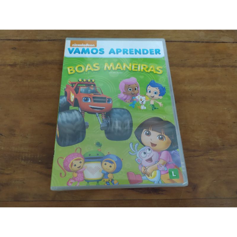 Dvd Vamos Aprender Boas Maneiras Nickelodeon Original Lacrado Shopee Brasil