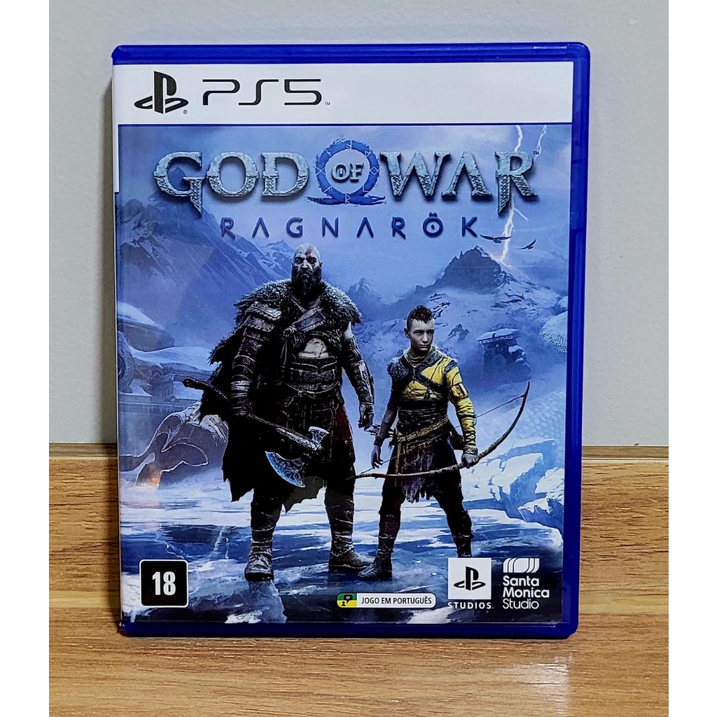 God Of War - Ragnarok - PS4 - Mídia Física - Show Game