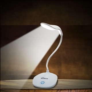 Luminária de Mesa Recarregável USB LED Branco Touch com Haste flexível