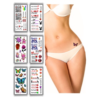 84 Tatuagem Temporária Depilação Íntima | Picantes - Sexy