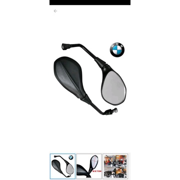 Retrovisor Modelo Bmw Mini Gs F Fixo Convexa Rosca Honda Par Shopee Brasil