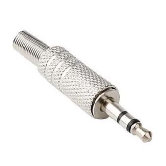 Plug P2 Stereo Metal C/ Mola Profissional | Shopee Brasil