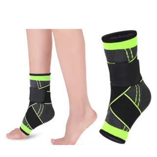 Tornozeleira Unissex Compressão respirável Esportiva Alivia Dor ajustável resistência nylon em Oferta na Shopee