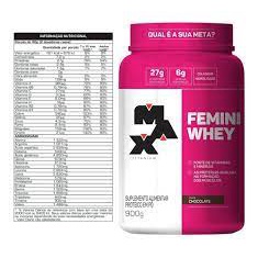 Femini Whey Protein Pote 900g – Max Titanium