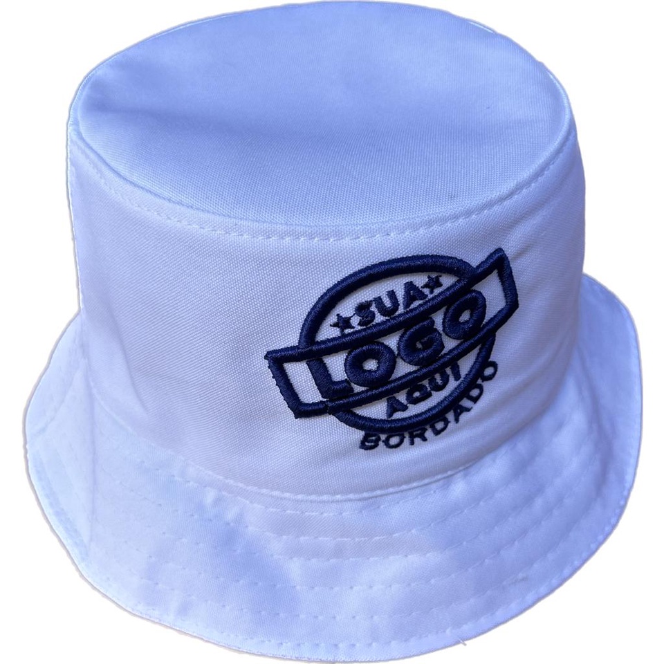 Chapéu Bucket Hat Unissex Personalizado 4 Unidades Bordado com sua