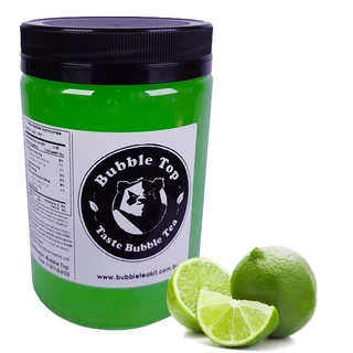 Bubble Tea Pote 1kg Chá Tea Fruit Mix Suco Bolinhas Top Pobá LIMÃO