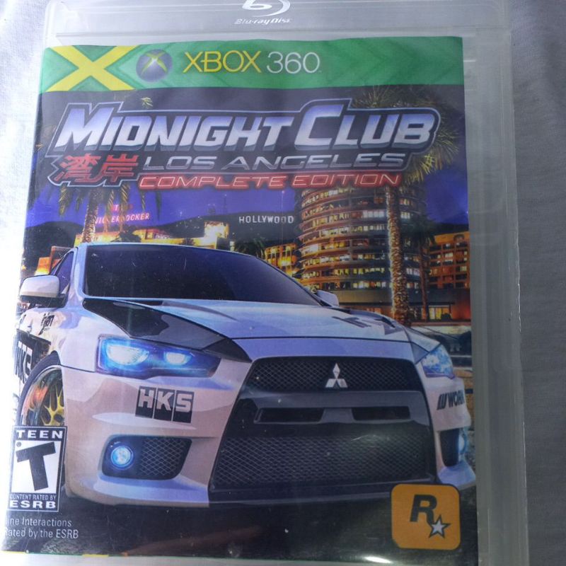 Jogo Midnight Club Los Angeles Xbox 360 Corrida Carro Mídi F