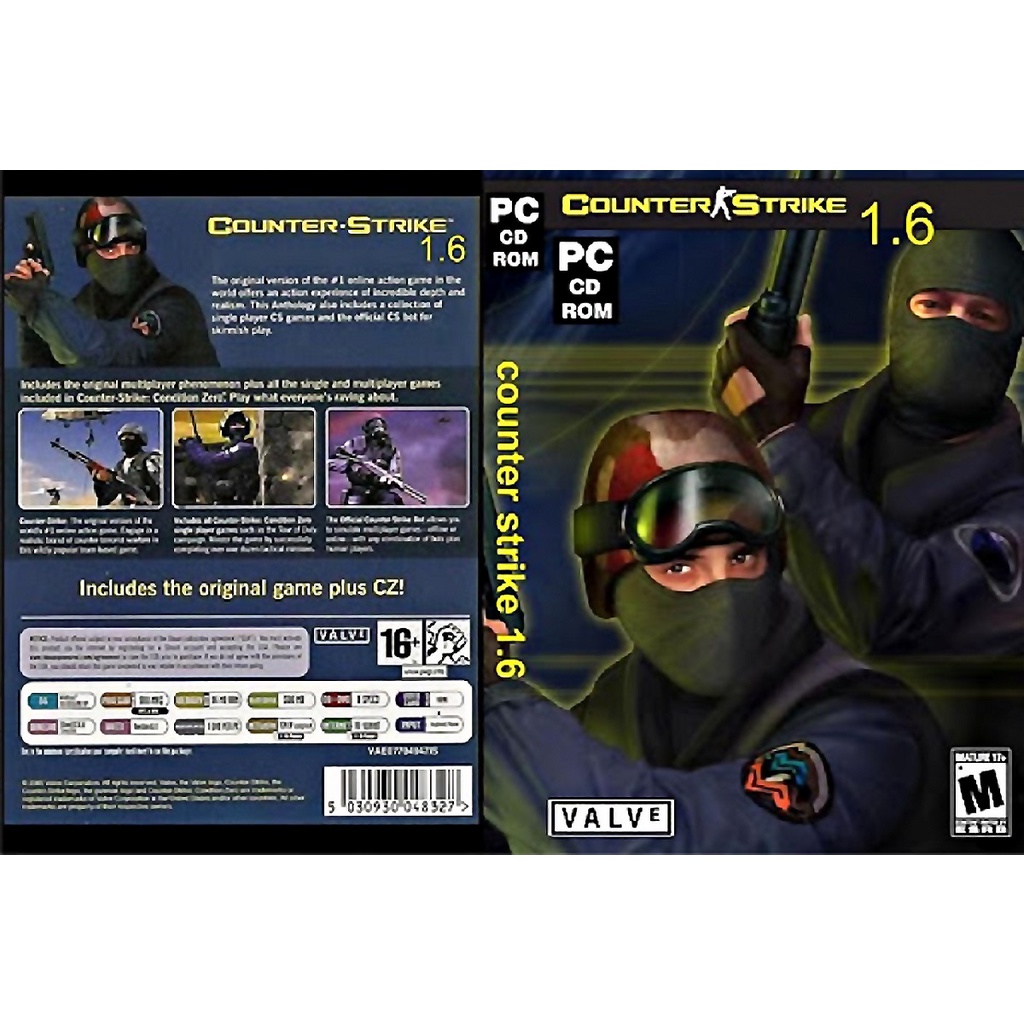 Jogo Counter Strike 1.6 Cd Rom para Pc | Shopee Brasil