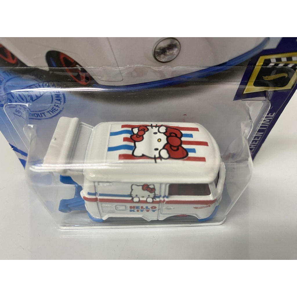 Carrinho Hot Wheels Kool Kombi Hello Kitty Edição Especial