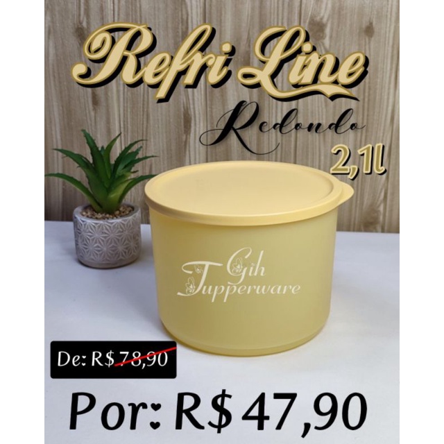 Refri Line Tupperware de 2.1L | Shopee Brasil