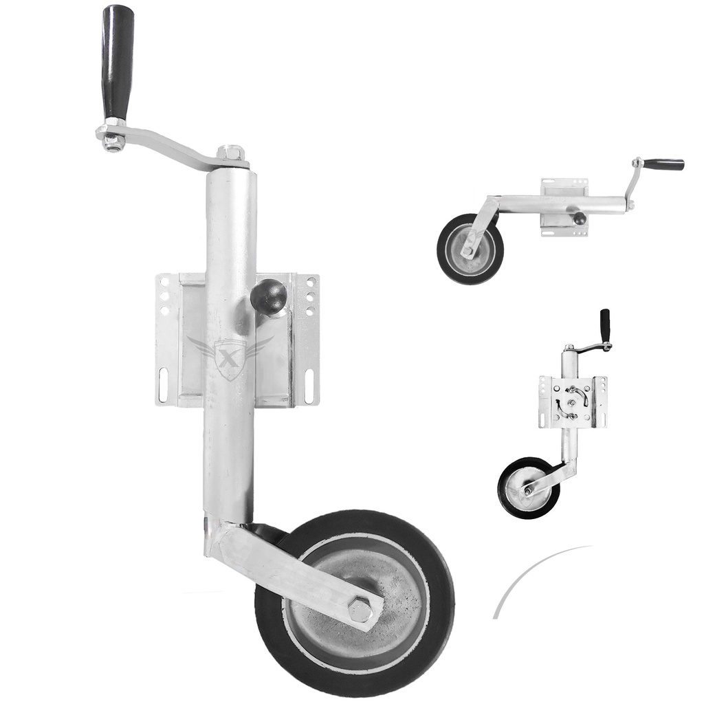 Pedestal Roda Loca Reboque Carretinha Trailer Carrocinha Jet Ski Pezinho de Carretinha com Roda Suporte de Carretinha