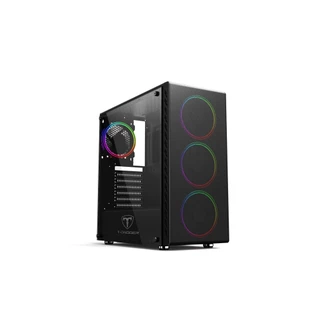 Gabinete Gamer T-Dagger TGC-G10B Painel Frontal Mesh Sem Fans.
