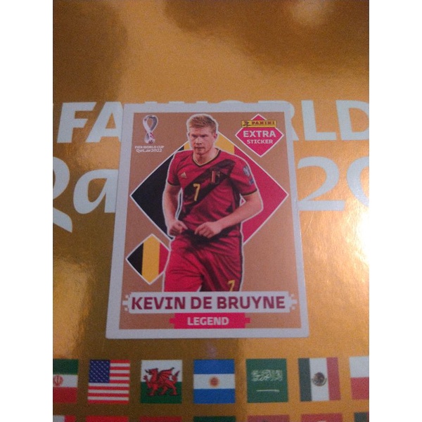 KEVIN DE BRUYNE BRONZE - EXTRA LEGEND (Bélgica) - Figurinha Original - Não