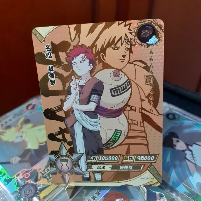 Naruto Shippuden Kayou Card Game ZR Raro TCG 1° Edição Original