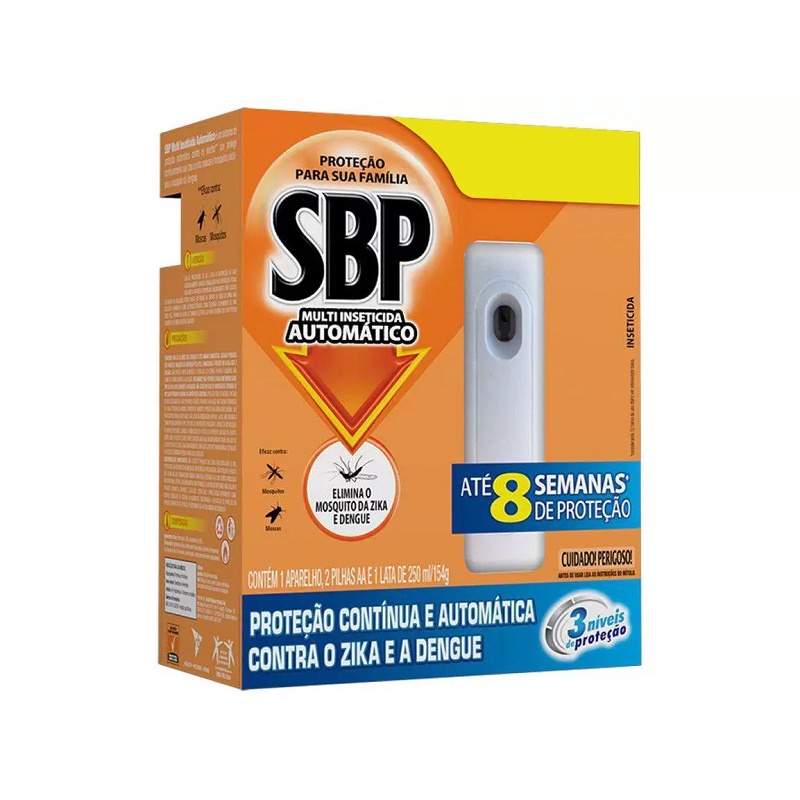 Multi Inseticida SBP Automático Aparelho + Refil - 250ml