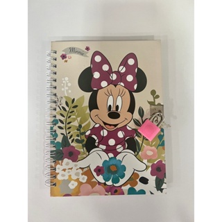 Diário Infantil Minnie Mouse Capa Dura Com Cadeado Disney VMP
