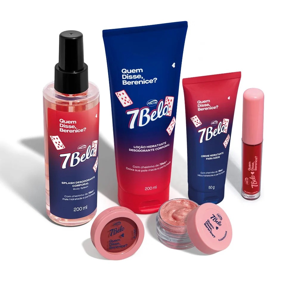 Linha Belo Quem Disse Berenice Perfume Body Splash Lo O Hidratante Corporal Gloss Labial