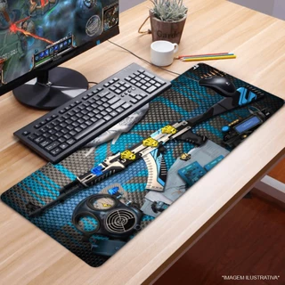 Mouse Pad Gamer 65x32cm Estampa CS Go 1083