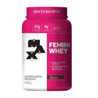 Femini Whey 900g Max titanium (whey+colageno)