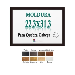 Moldura 22,3x31,3 cm para Quebra Cabeça Game Office nano puzzle de 500 Peças