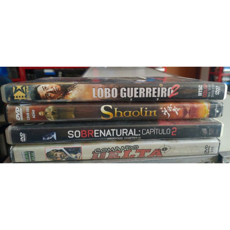 Lote com 4 DVDs | Shopee Brasil