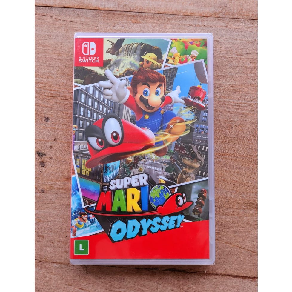 Super Mario Odyssey Encarte Impresso - Nintendo Switch - Reposição