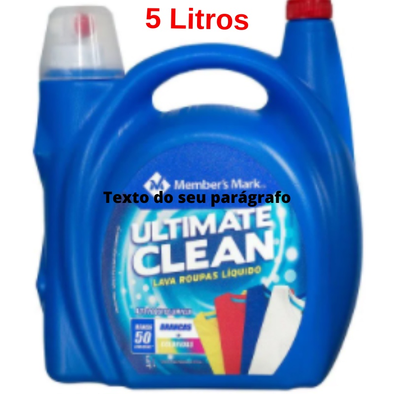 Lava-Roupas Líquido Ultimate Clean Galão 5l - member mark