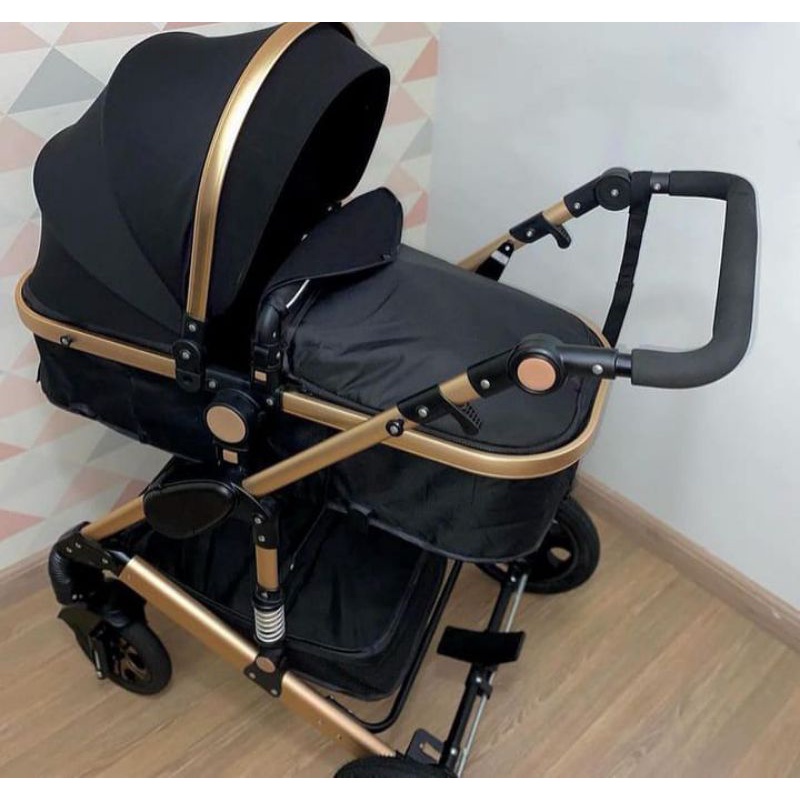Carrinho de bebê importado de luxo 3 em 1 | Shopee Brasil