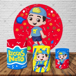 Kit Festa Redondo Luccas Neto Desenho - Decoração Infantil