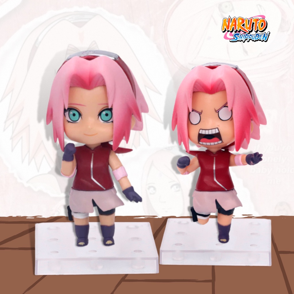 Bonecas Sakura Haruno 2 posições Naruto Shippuden | Shopee Brasil