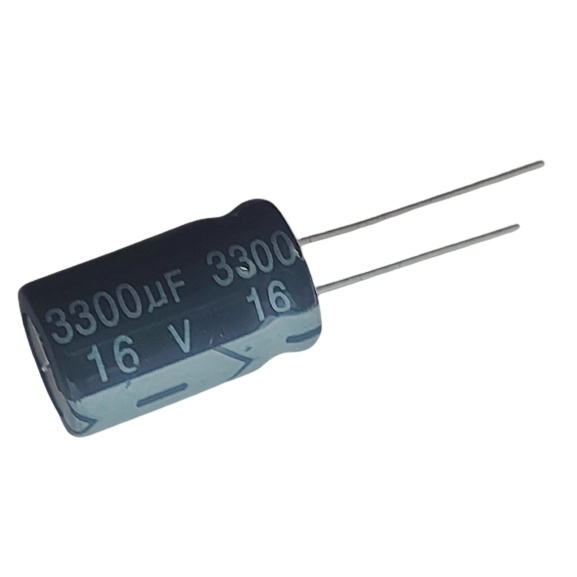 5 PÇS- CAPACITOR ELETROLITICO 3300UF/16V 13x21 105°C 3300uf 16v