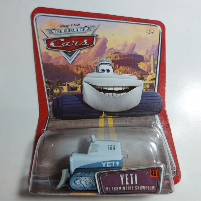 Yeti The Abominable Snowplow Disney Pixar The World of Cars Mattel 2006 - L4155