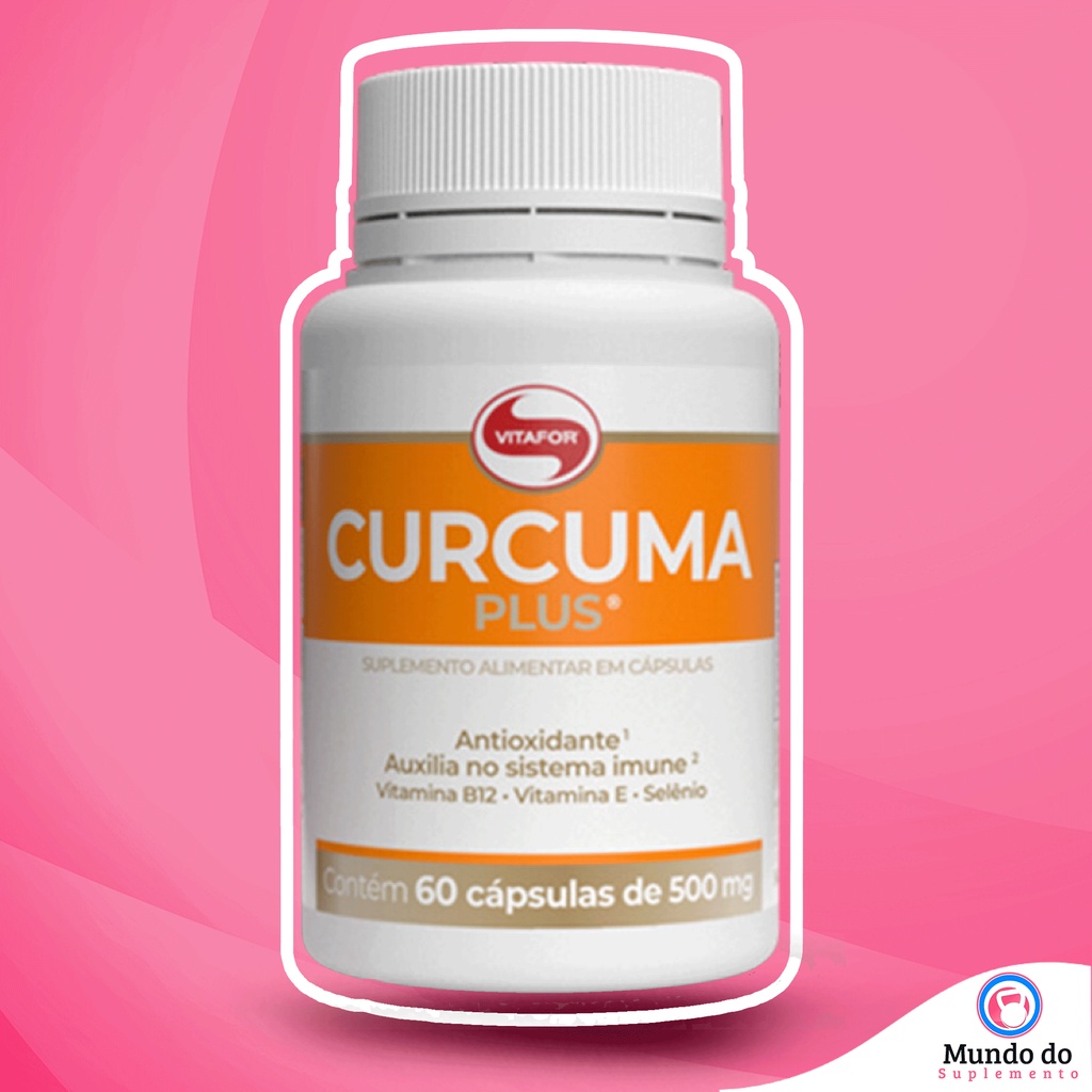 Curcuma Plus 500mg - Vitafor | Shopee Brasil