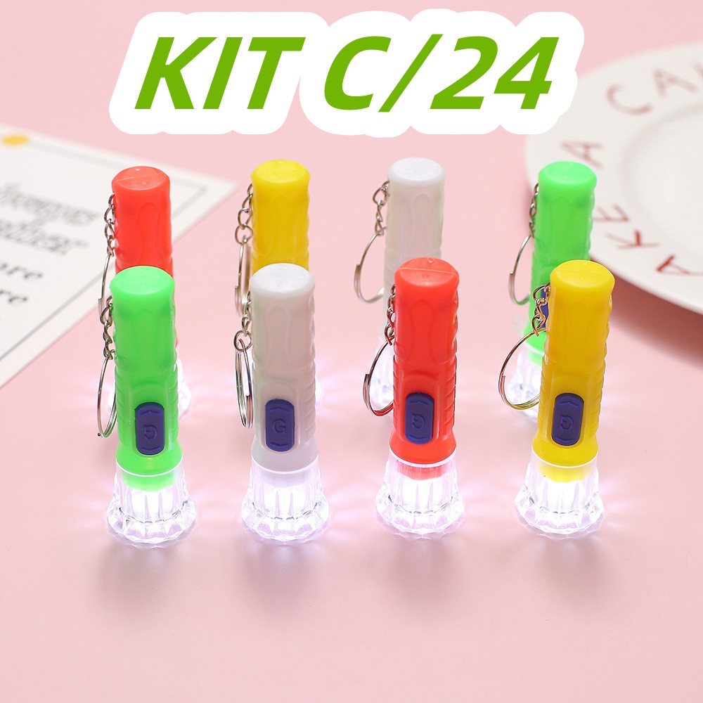 24 Peças Mini LED Lanterna Colorida Com Corda Para Pendurar Festa ...