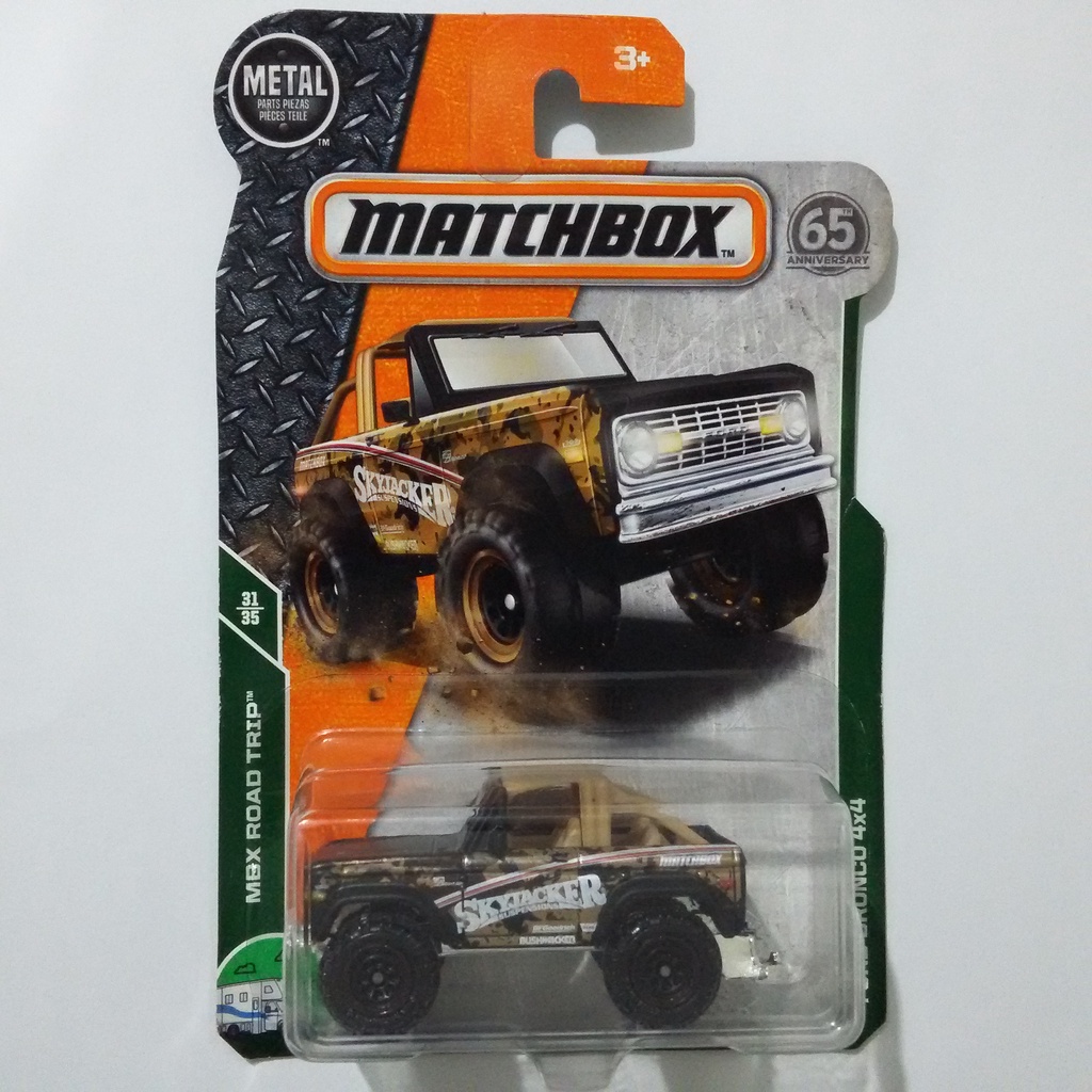 Matchbox - Ford Bronco 4x4 (CARTELA COM DETALHES) | Shopee Brasil