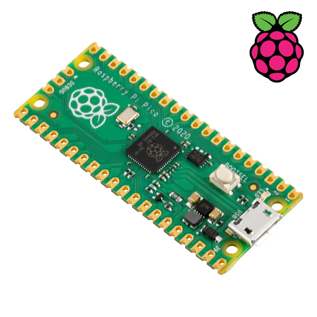 Raspberry pi pico rp2040 Controlador e Programador | Shopee Brasil