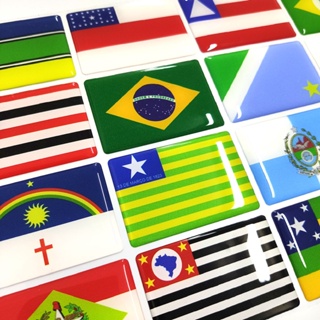 Adesivo Bandeira Brasil 100x50cm A353