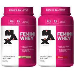 Kit 2x Femini Whey – Max Titanium – 900g Total 1,8kg