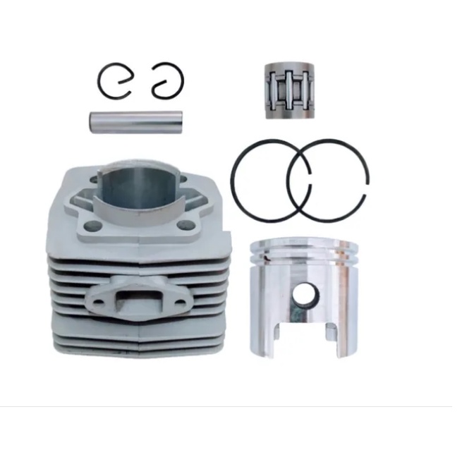kit cilindro pistão anéis 49cc bicicleta motorizada biela baixa