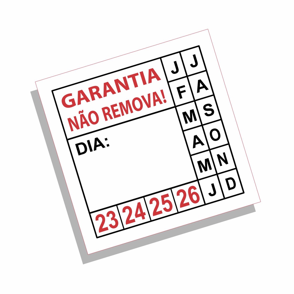 280 Lacre Casca de Ovo 1x1 cm Destrutivel Selo Etiqueta Adesivo Garantia Sem Personalização