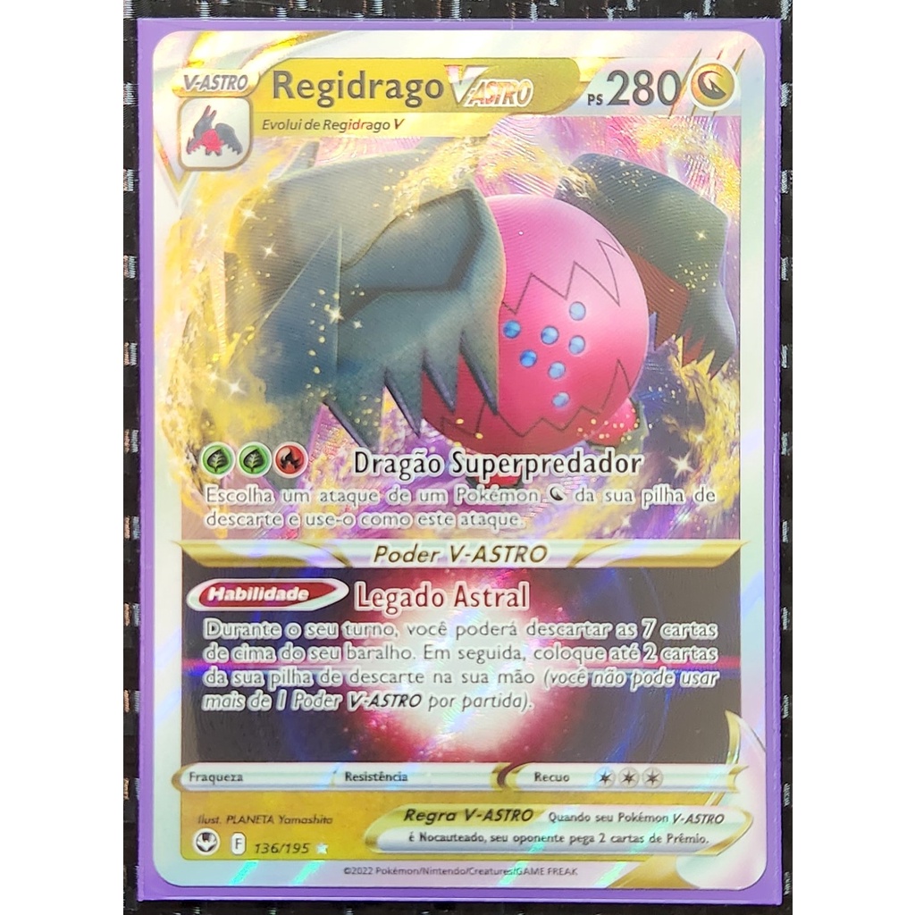 Lote Pokémon 50 Cartas + Giratina-V-ASTRO + Brinde em Promoção na