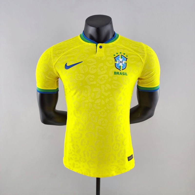 Camisa Brasil preta jogador 22/23