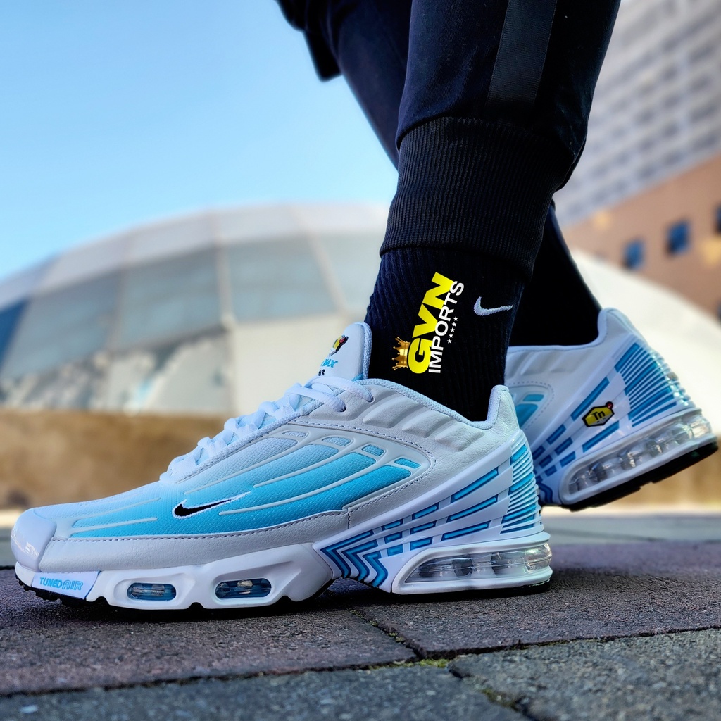 Nike Air Max Tn Plus Branco/Azul - Disero Store