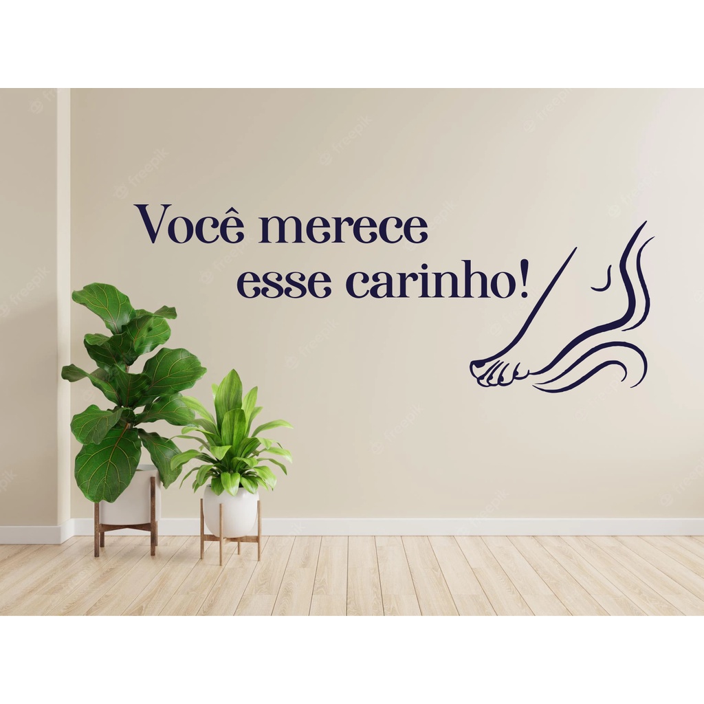 Adesivo De Parede Decorativo Frase Podóloga Podologia