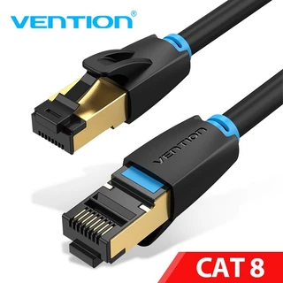 Cabo Vention Rede Lan 1 Metro Rj45 Cat8 40gbps 2000mhz Fast