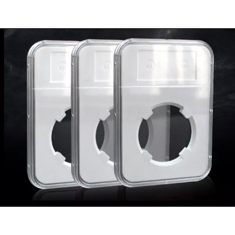 Slab para Moedas - PCCB - Branco - Vários Tamanhos do 19mm ao 40mm